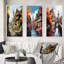 «Allemagne Bavarian Charm», 3 pièces sur toile-349618341-349618337