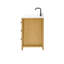 Meuble-lavabo de 36 pouces en bois massif avec pré-assemblage US Power - chêne naturel-794959711