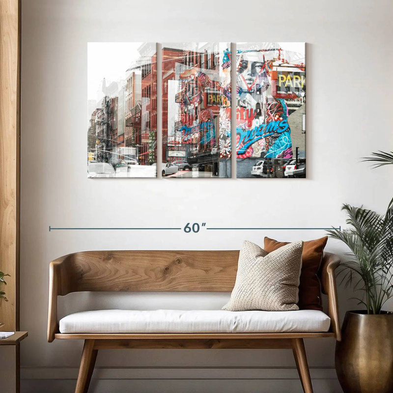 Sirci Urban Abstraction Dreams, H 28 po x l 45 po