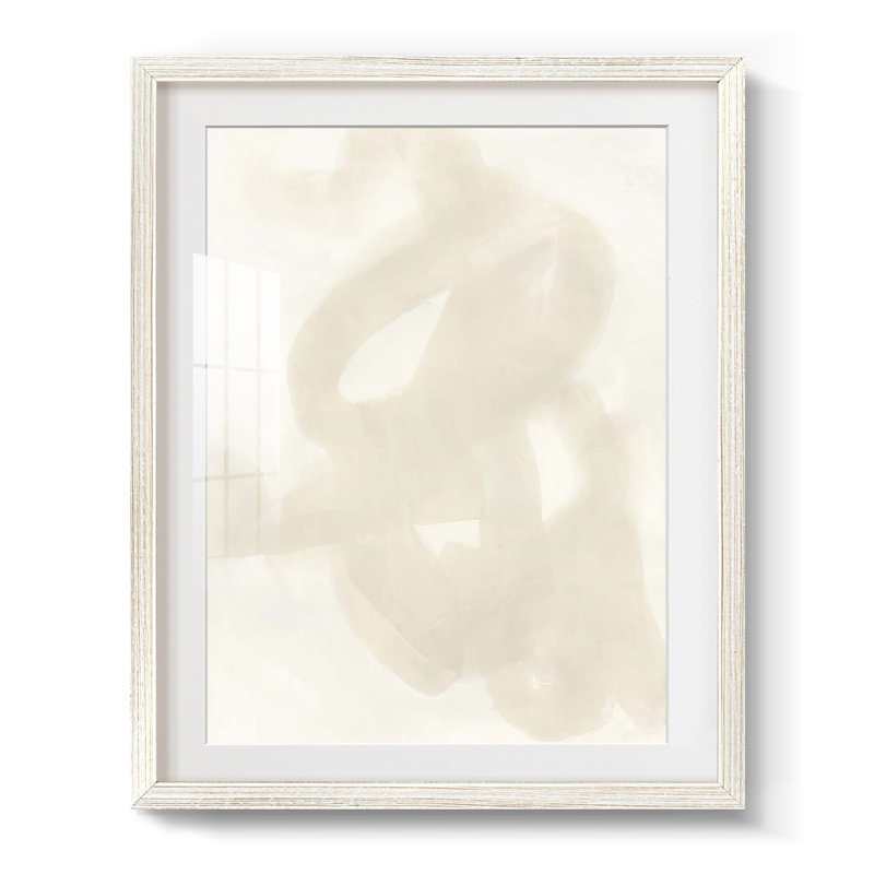 Quiet Coil I - impression encadrée, H 28,5 po x l 20,5 po, Blanc