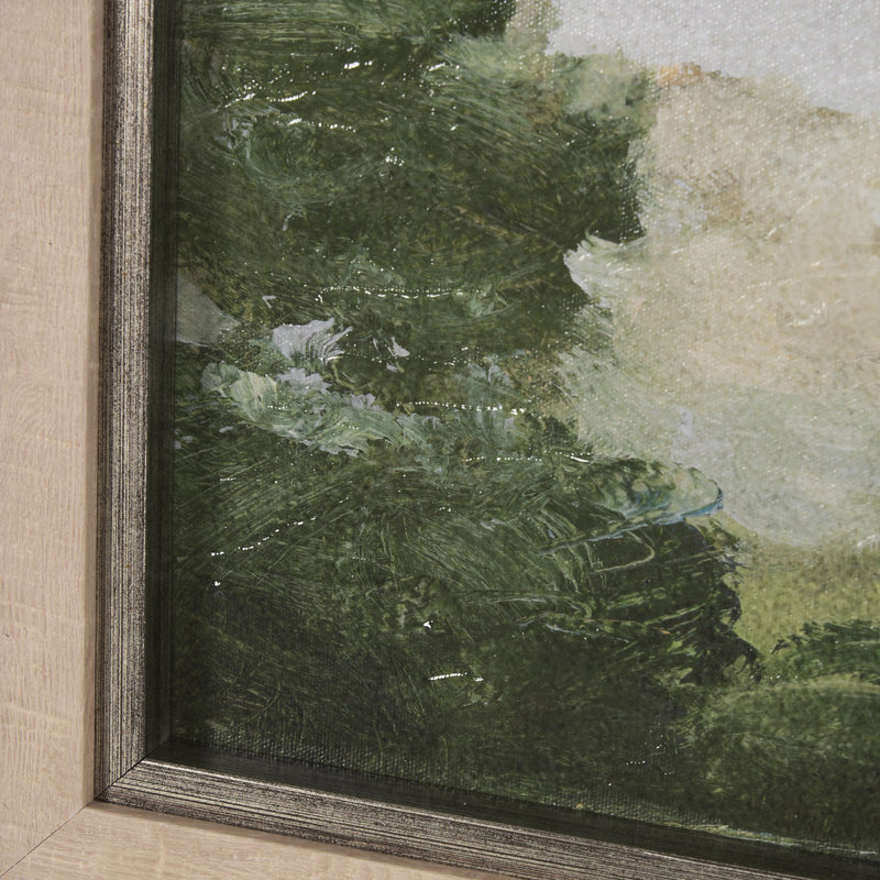 Soft Shadows II a Hand Embelished Textured Framed Art Print
