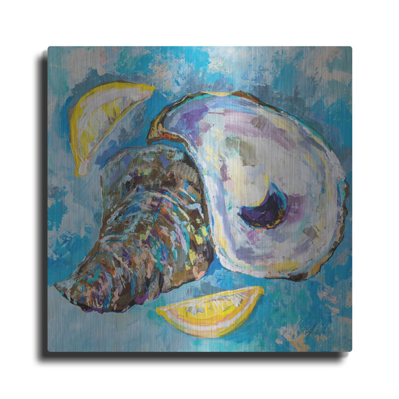 Art mural en métal «Tasty» par Jeanette Vertentes Beachcrest Home ™, H 36 po x l 36 po