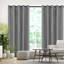 Rumson Crushed Velvet Eyelet Sheer Curtains Pair-1757635350-1757635434