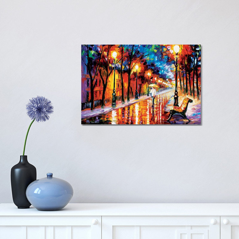 Contemplation by Leonid Afremov - Painting on Canvas, Wrapped Canvas, 30.48 cm H x 45.72 cm W