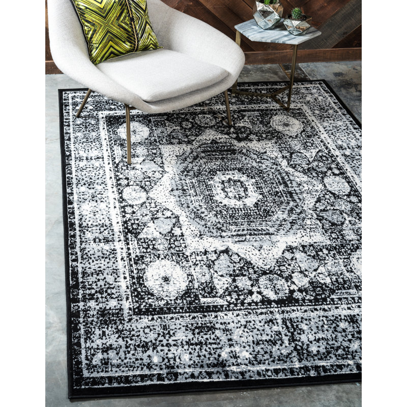 Tapis oriental gris Bchester, Rectangle 10 pi x 13 pi 1 po