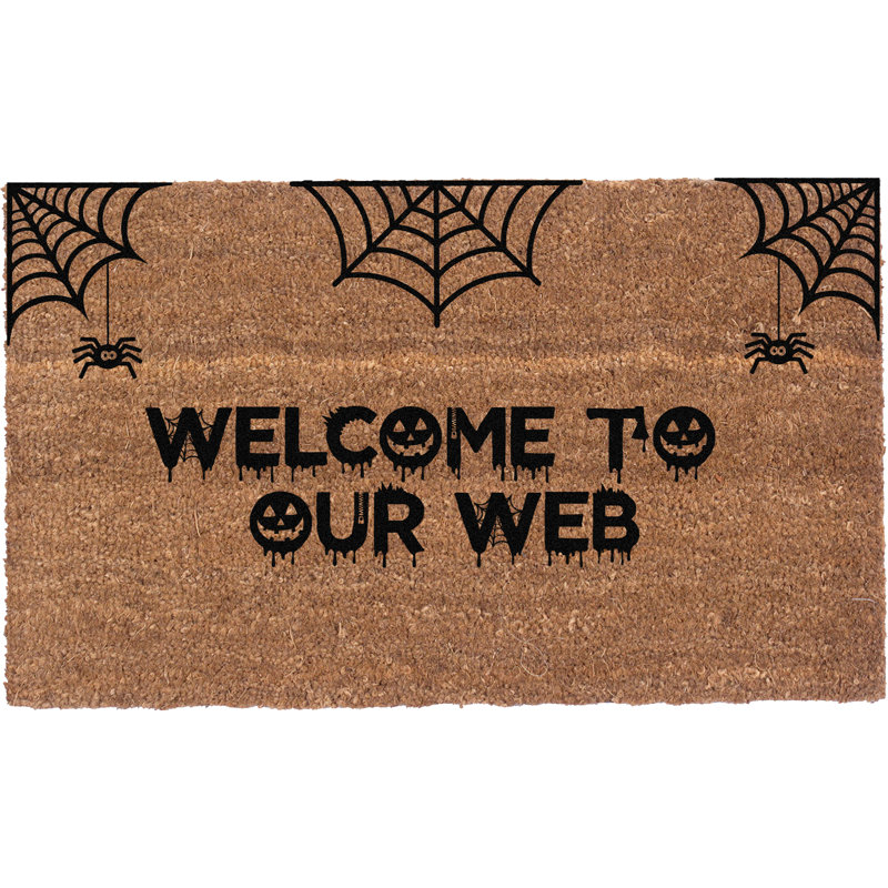 Dezarea Non-Slip Halloween Outdoor Doormat, 22" W x 36" L