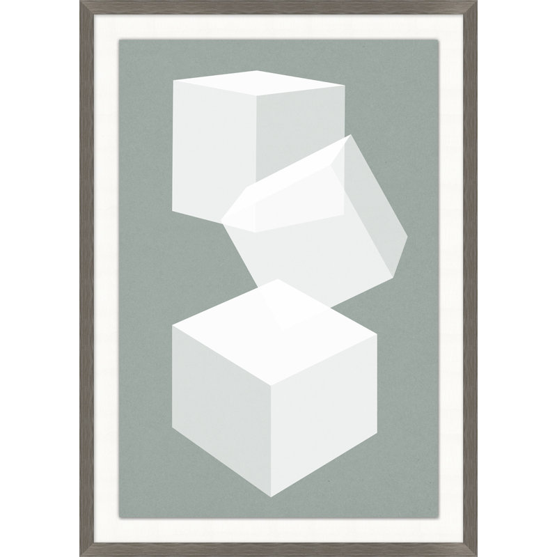 Falling Cubes 4 Print by Thom Filicia