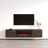 Baja WH-EF Floating Fireplace TV Stand