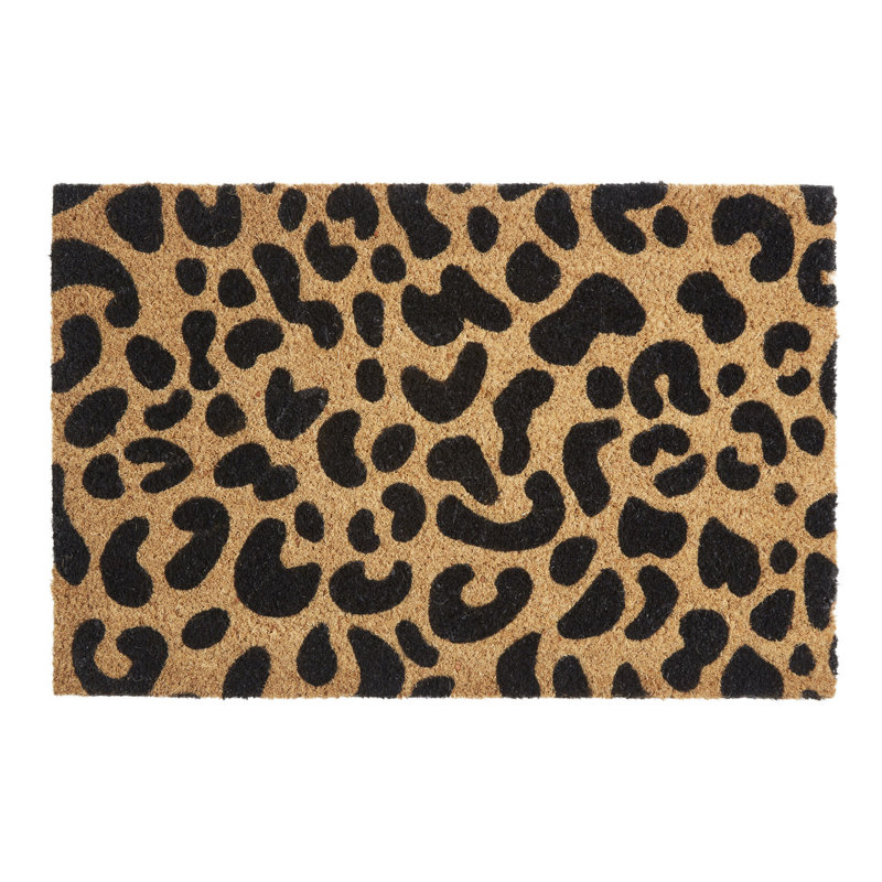 Santillan Non-Slip Animal Print Indoor / Outdoor Doormat