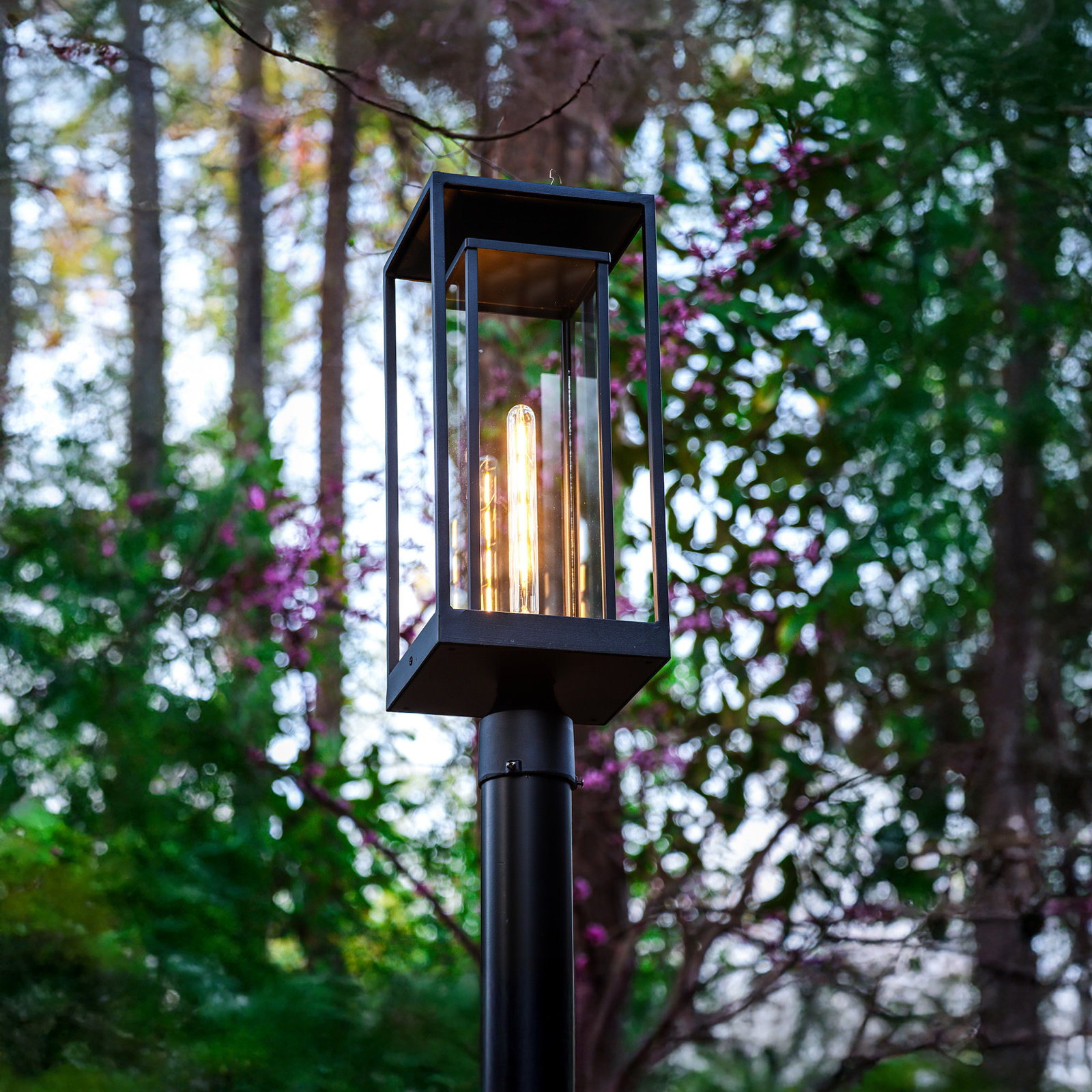 Solar Post Light With 3" Fitter