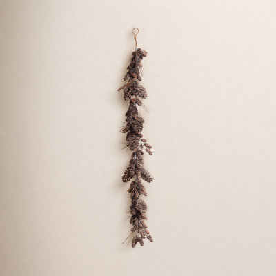 Faux Pinecone Garland