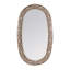 Trubadur Blue And White Bone Inlay Oval Wall Mirror-35164448