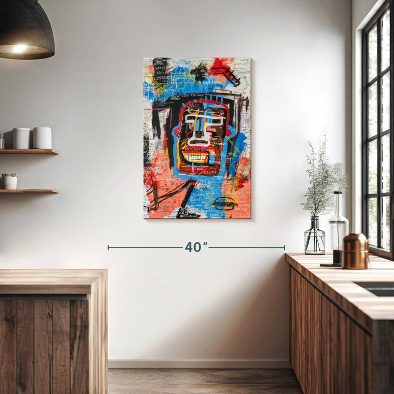Avery Ninja Face, 36" H x 24" W