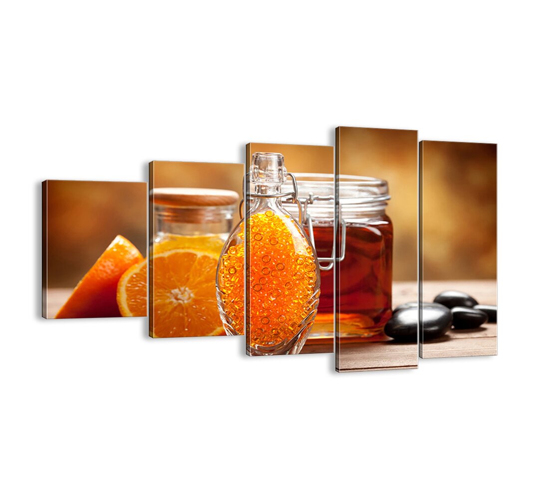 5-tlg. Leinwandbilder-Set - Fotografie â€žSunny Flavors and Aromasâ€�