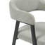 46.5cm H Velvet Upholstered Contoured Armchair-754011055