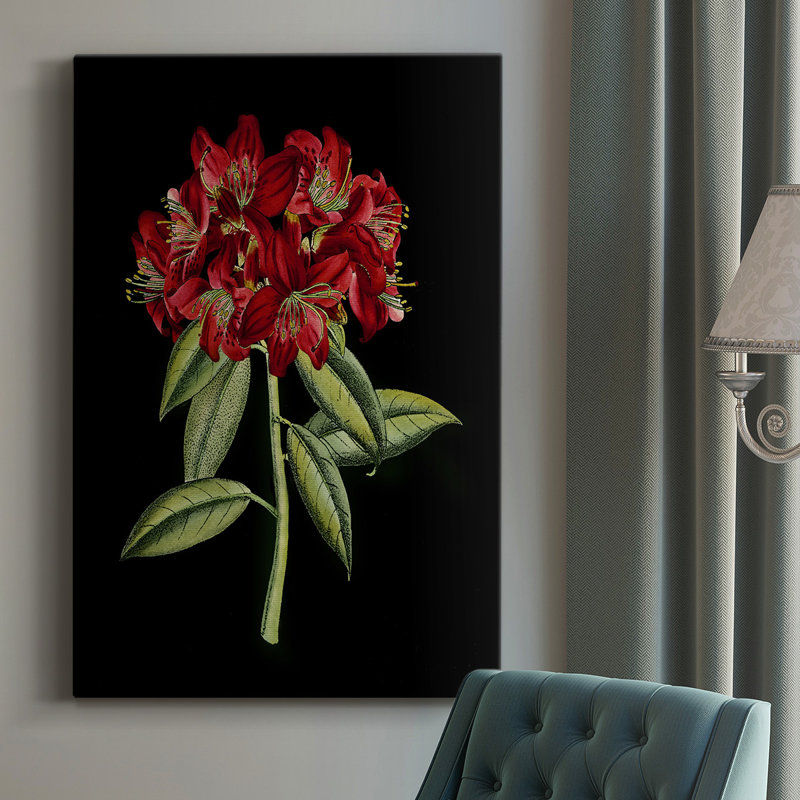 - Peinture sur toile tendue, H 60 po x l 40 po x P 1 po