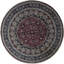 Wool Oriental Area Rug in Navy/Rust-50103577