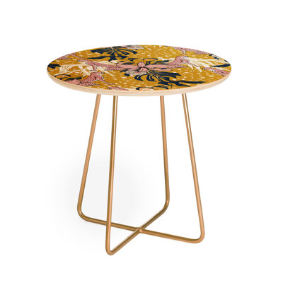 Solid Wood Top End Table