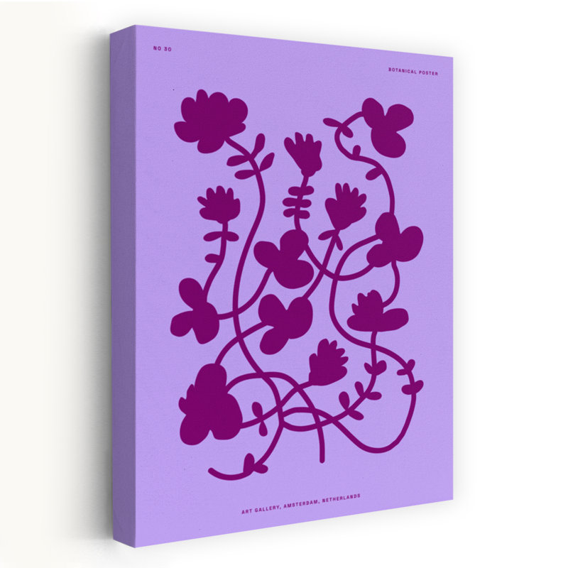 Botanicalposterno01 by Treechild - Wrapped Canvas Print, 60.96 cm H x 40.64 cm W