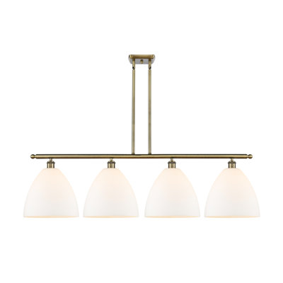 Luminaire suspendu linéaire à 4 lumières pour îlot de cuisine Allure