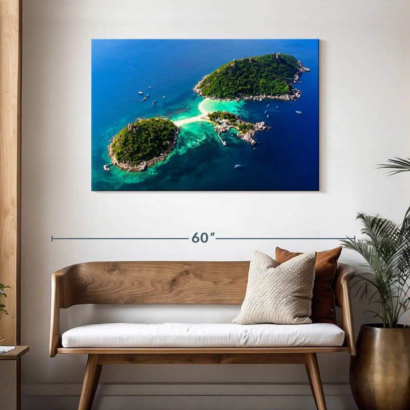 Scenic Koh Nang Yuan, H 30 po x l 45 po