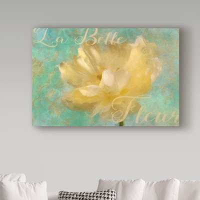 « la belle fleur ii », reproduction d’impression sur toile tendue