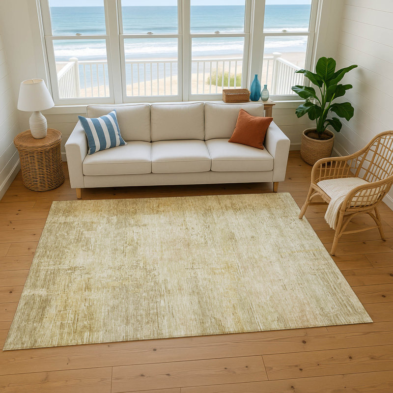 Premium Machine Washable Baford AMF1650 Abstract Rug, Rectangle 10' x 14'
