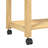 vidaXL Kitchen Trolley MONZA 23.6"x15.7"x34.8" Solid Wood Pine-310358535