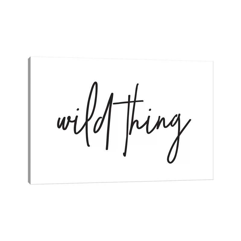 Wild Thing I by Honeymoon Hotel - Wrapped Canvas Print, 101.6 cm H x 66.04 cm W x 3.175 cm D