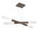Axis Moda Double Entrance Modern Linear Suspension Chandelier