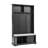 47” Wide Hall Tree With Cushioned Bench And Coat Rack Entryway, 4 In 1 Mudroom Sliding Bench Cabinet For Bedroom,Living Room,-1343159493
