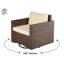 Fauteuil oscillant 360 degrés (ensemble de 2)