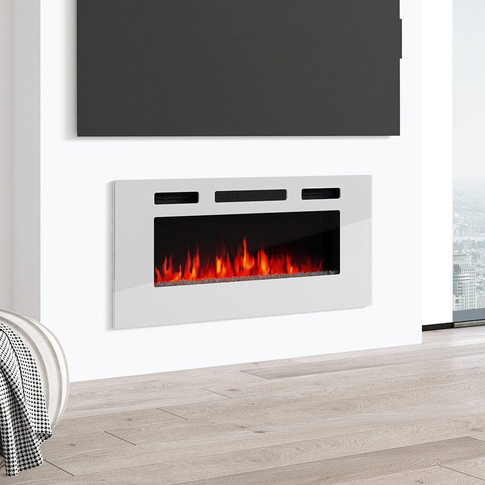 Johna Electric Fireplace Insert Orren Ellis 
