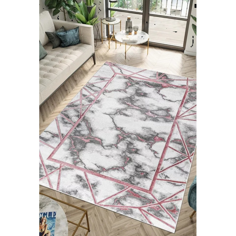 Modern Abstract Area Rugs Soft Living Room Rug Hallway Kitchen Bedroom Carpet Floor Mat, Rectangle 80 x 150 cm