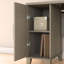 Bureau en L 72 po avec huche et rangement Paelynn, bureau d'ordinateur de coin, bois moderne, gris platine-383400197-274893477