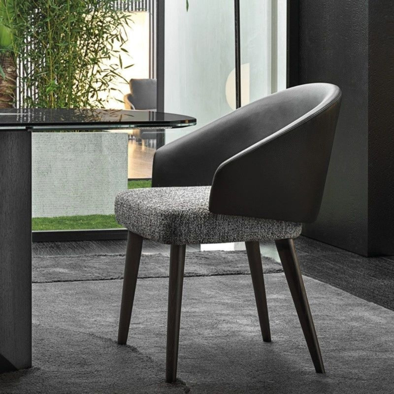 Ensemble de 2 chaises rembourrées sans accoudoirs