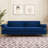 Deondry 85.63" Velvet Square Arm Sofa-484596846