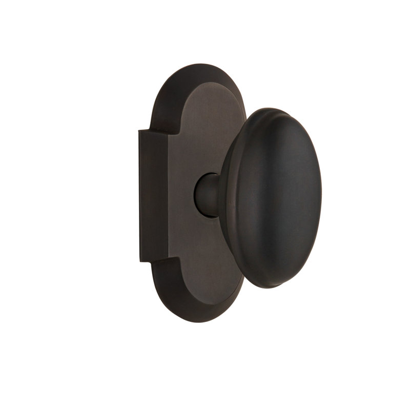 Cottage Plate with Homestead Door Knob, 2-3/4”, Oil-Rubbed Bronze