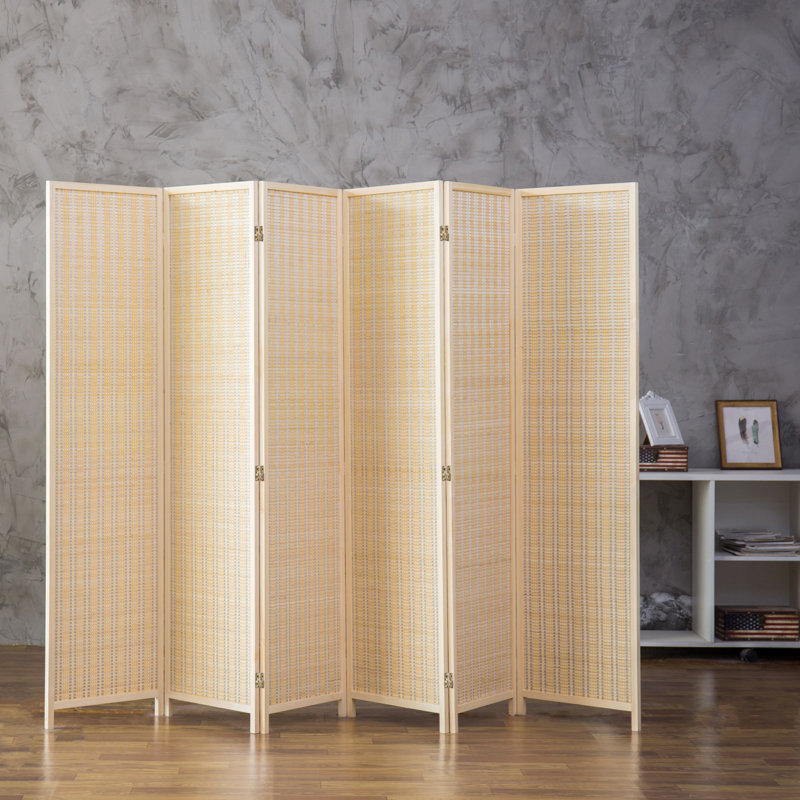Solid Wood Room Divider, 6, 180.1Cm H x 300Cm W x 1.8Cm D