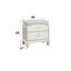 Table de chevet Marvelous Silver-Platinum