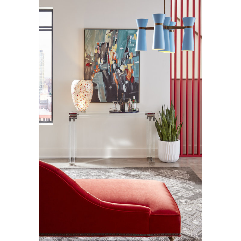 Bowen 54'' Glass Top Console Table