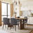 Modern Curved Back Upholstered Side Dining Chair with Solid Wood Legs-104469026-104469029