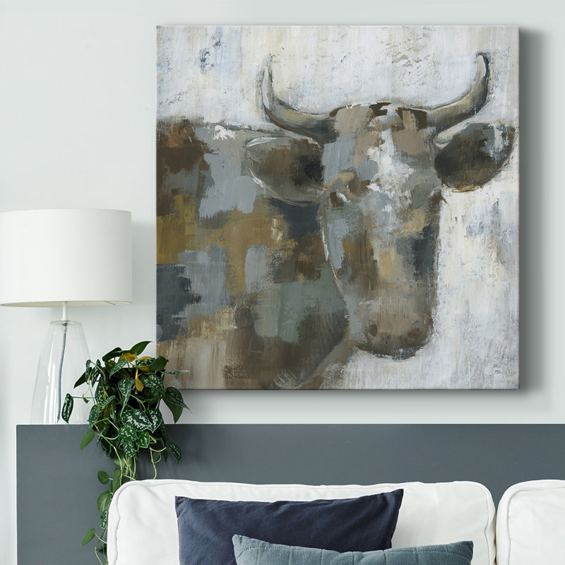 Peinture sur toile, H 16 po x l 16 po