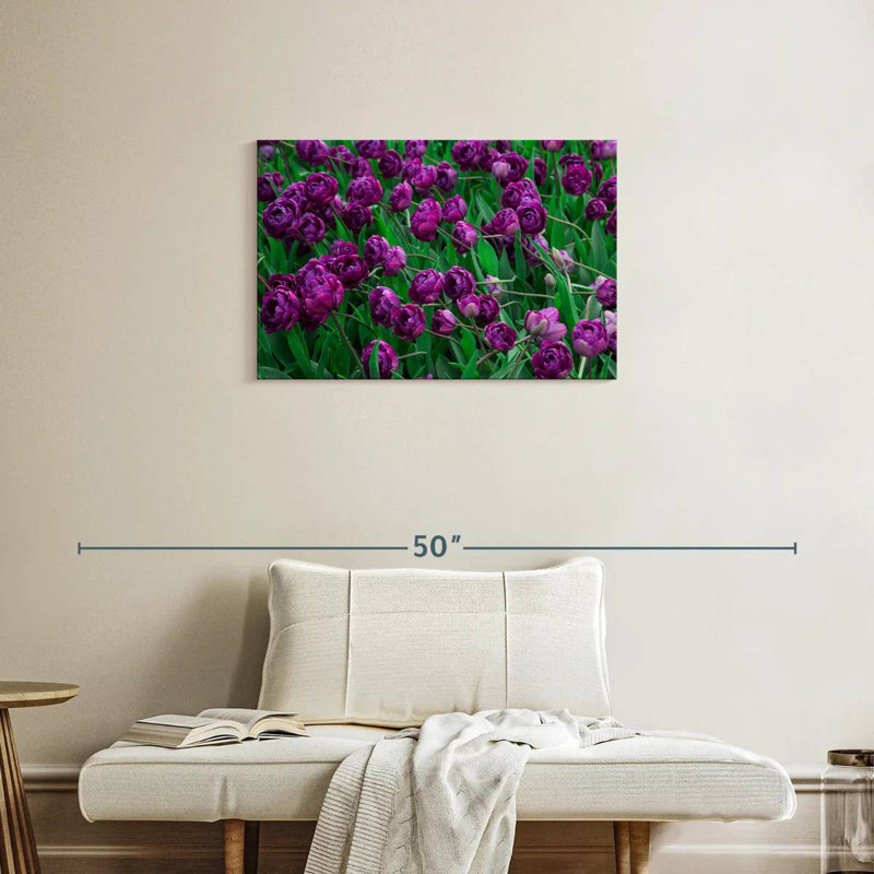 Tulipes violettes Alvord, H 20 po x l 30 po