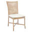 Chaise d’appoint en rotin avec coussin Alderman