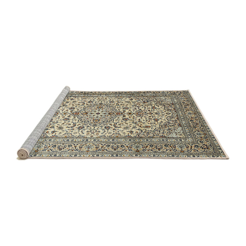 Tapis oriental tissé à la machine Cassanda, Rond 4 pi