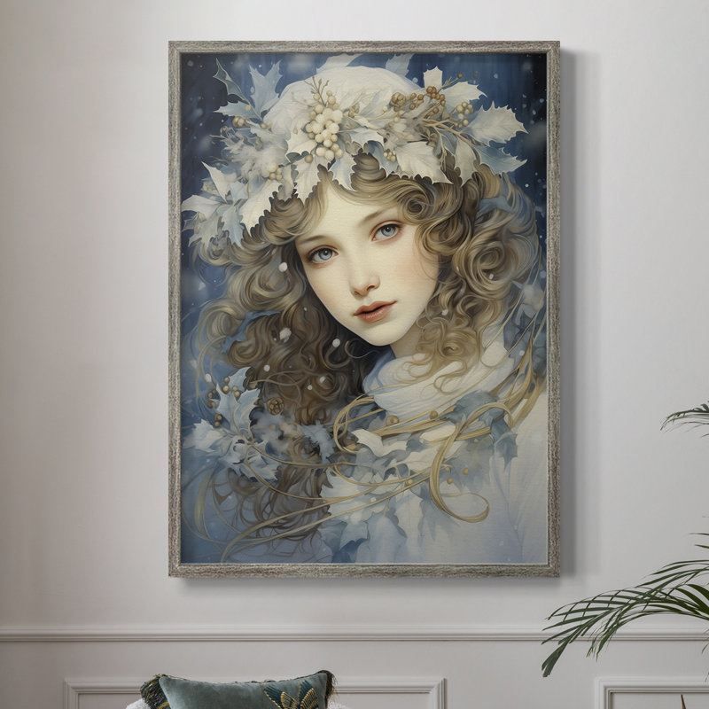 Reproduction d'art encadrée, Noël massif, H 30 po x l 24 po