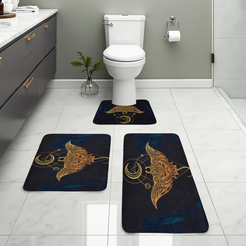  Tapis de salle de bain Stingray Art