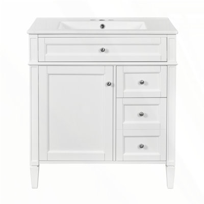 Meuble-lavabo de 30 po avec lavabo supérieur