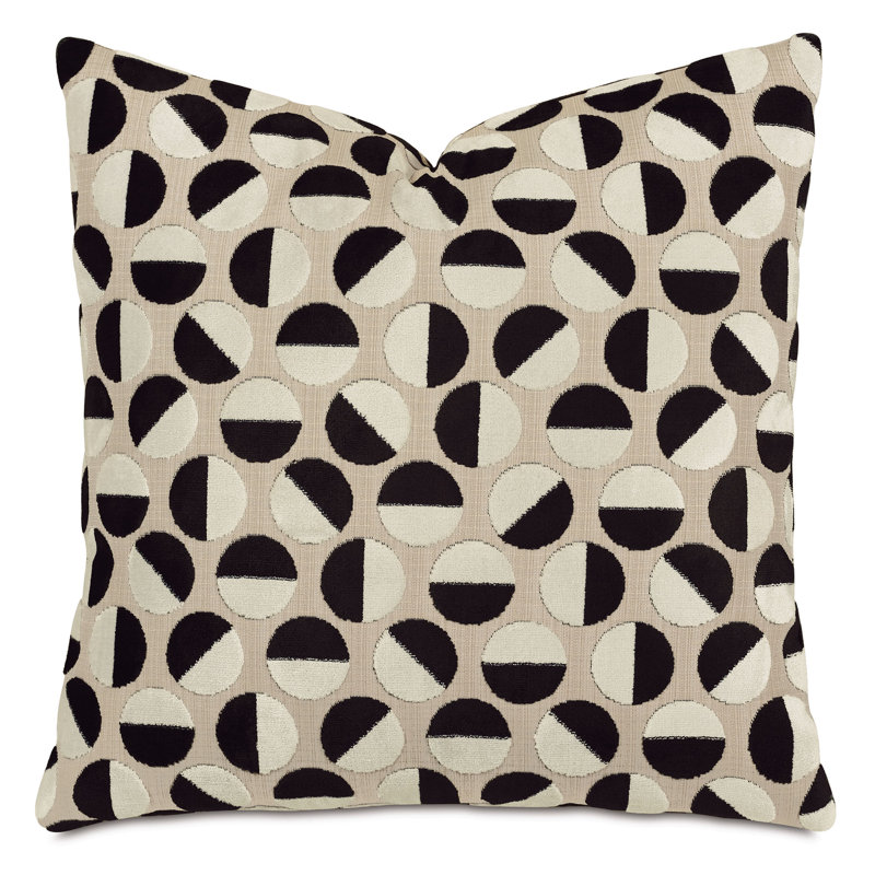 Pixie Decorative Pillow, Black, Square 22"